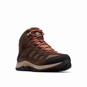 Columbia Crestwood™ Mid Vattenproof Stövlar Herr MörkBruna (IJQKP9361)